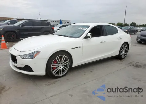 2015 Maserati Ghibli S z USA, uszkodzony, nr VIN ZAM57RTA2F1134744